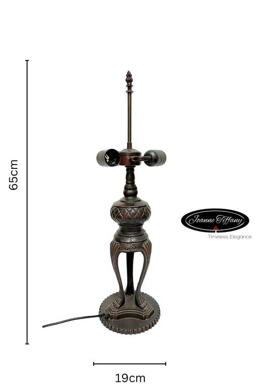 Heavy Metal Lamp Base for 16"-18" Tiffany Table Lamp