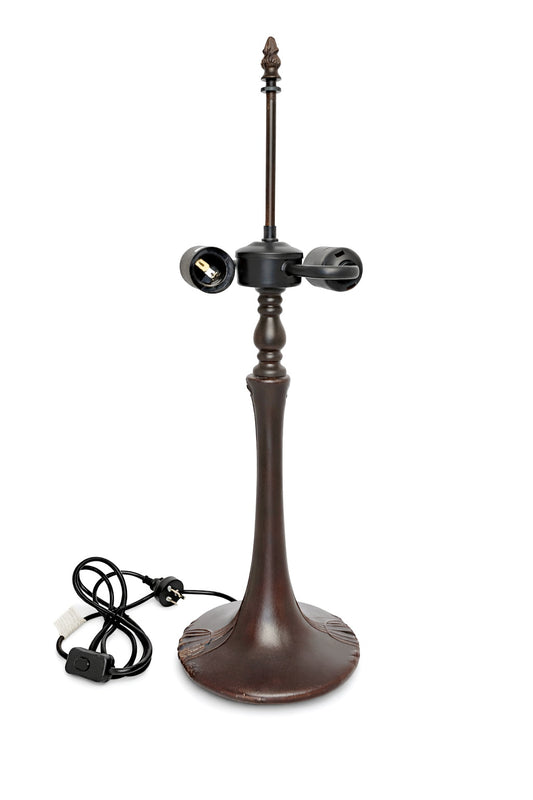Classic Antique Bronze Table Lamp Base – Designed for 16" Tiffany Shades