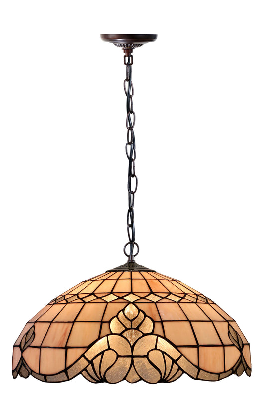 Large 20 " Vienna Baroque Style Tiffany Pendant Light Down light