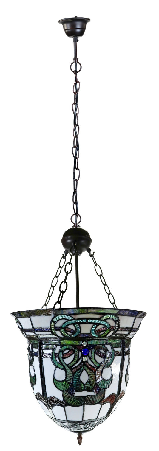 Gorgeous Antique Style iris flower Tiffany Up-lighter Pendant Lights