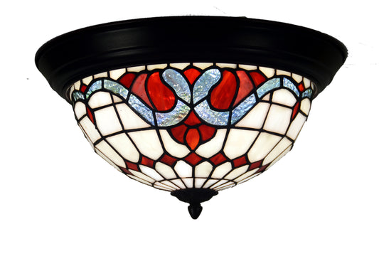 Classical Baroque Tiffany Style Flush Mount Ceiling Lights