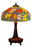 Huge 22 inch wide Magnolia Flower Tiffany Table Lamp(only 1)