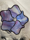Amazing Flower  Water Lily Style Tiffany Table Lamp* Blue-Purple