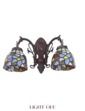 Double Light Flower Tiffany Wall up lights wall light