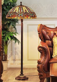 Gorgeous Huge 22" Baroque style Tiffany Floor Lamp (only 1)