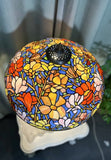 Huge 22 inch wide Magnolia Flower Tiffany Table Lamp(only 1)