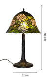 Limited Edition@16" Large Pink Lotus  Tiffany Table Lamp