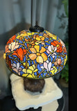 Huge 22 inch wide Magnolia Flower Tiffany Table Lamp(only 1)