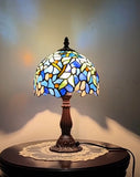 Classical 8" Blue Wisteria Style Tiffany Mini Table Lamp