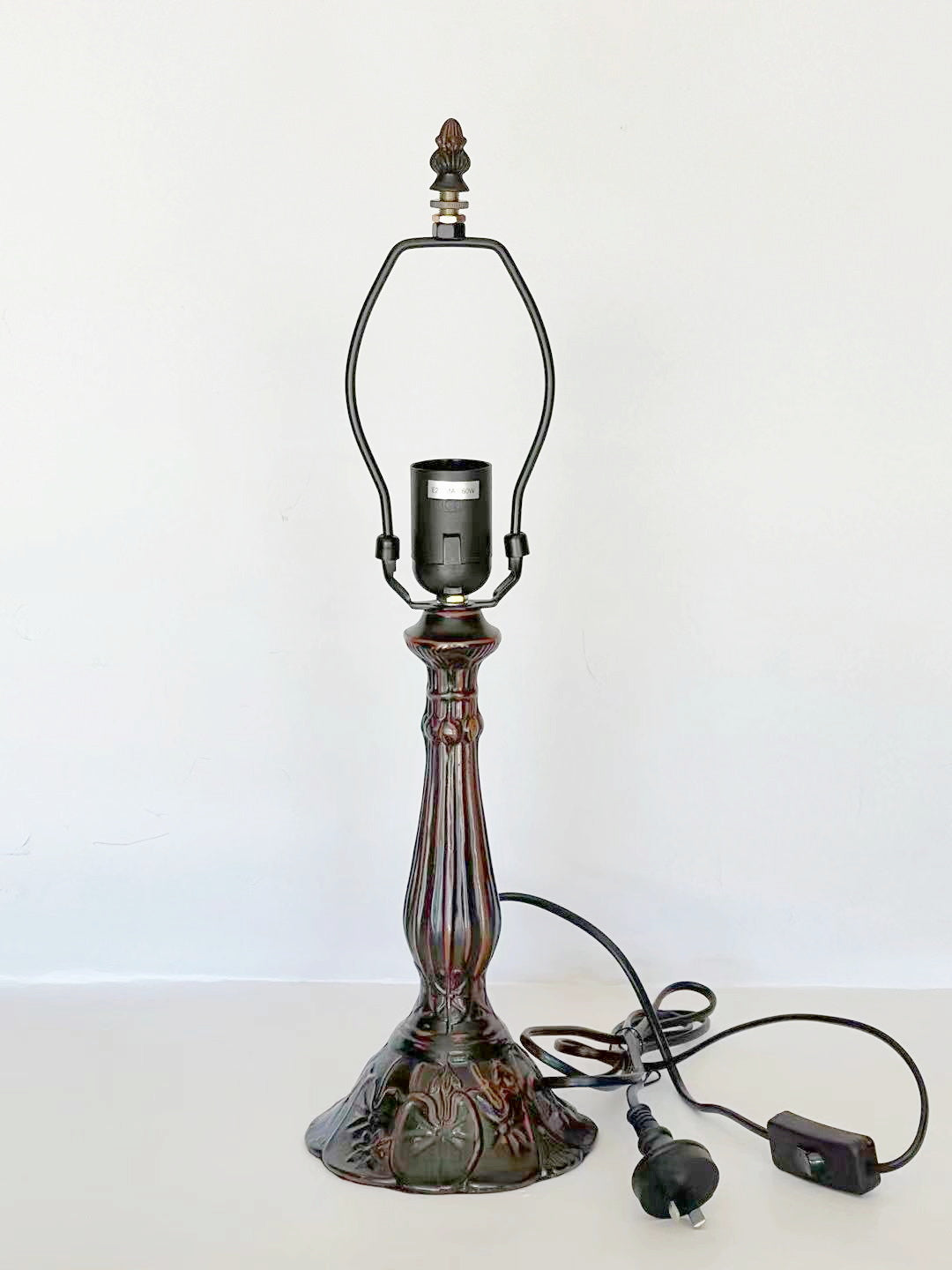 1 Lights  Metal Vintage Lamp Base  for 12"Tiffany Table Lamp