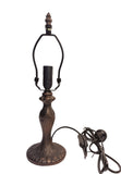 Vintage 1 Lights  Metal Vintage Lamp Base  for 8" Wide Tiffany Mini Table Lamp