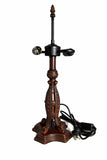 Premium Vintage Bronze Table Lamp Base – Dual E14 Sockets (For 10"–12" Tiffany Shades)