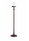 Heavy Metal 3-Light Floor Lamp Base with Extra-Large Ornate Base for 18“ 20” Tiffany Lamp Shade