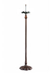 Heavy Metal 3-Light Floor Lamp Base with Extra-Large Ornate Base for 18“ 20” Tiffany Lamp Shade