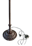 Premium Vintage Style Three-Light Metal Alloy Lamp Base for 18-Inch, 20-Inch and Larger Shades