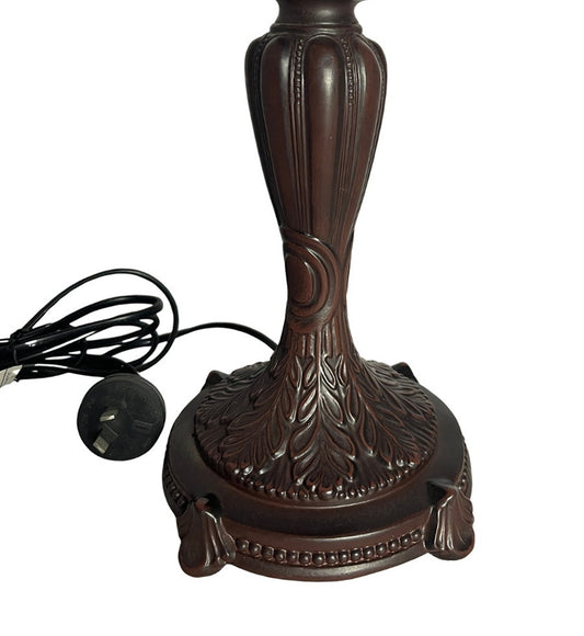 Classic Vintage Carved Lamp Base for 12" Shade