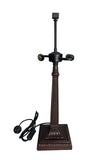 Arts & Crafts Mission Style Table Lamp Base – Perfect for Square Tiffany Shades