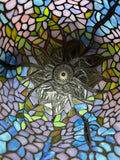 Elegant  Wisteria design Stained Glass Tiffany Table Lamp