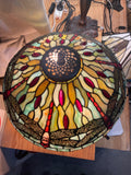 Legend Collection@Reproduction Tiffany Dragonfly lamp with detailed dragonfly mosaic base