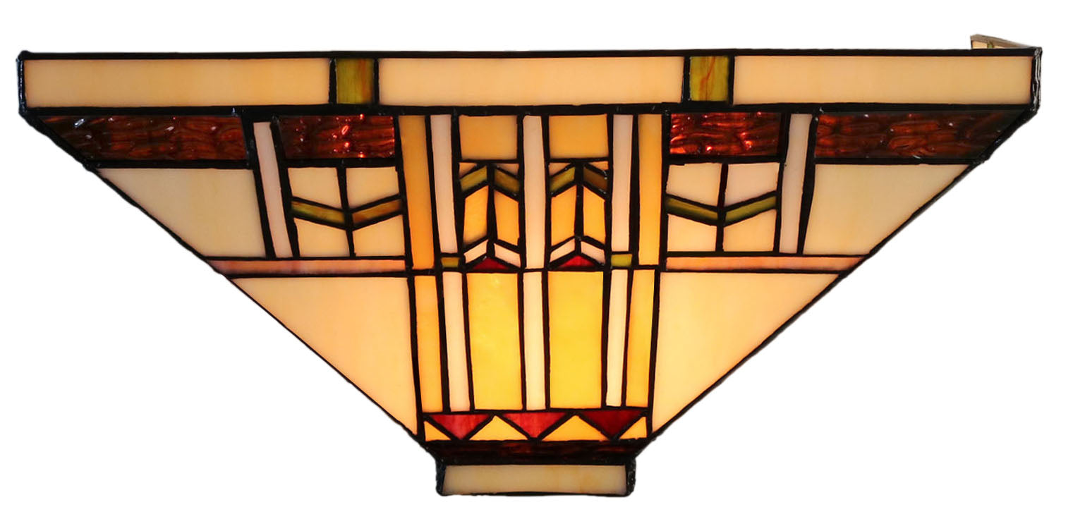 Classical Mission Stained Glass Tiffany Wall Light Wall Sconce