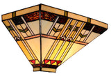 Classical Mission Stained Glass Tiffany Wall Light Wall Sconce