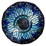 18" Classical Blue Dragonfly  Stained Glass Tiffany Floor Lamp
