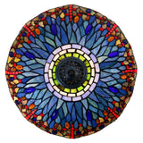 Large 18" Blue Dragonfly Stained Glass Leadlight Tiffany Pendant Light