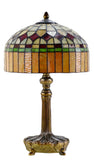 12" Joanne Tiffany Mayor Island Tiffany Bedside Table Lamp