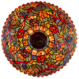 Limited Edition Grand 20"  Autumn Dragonfly Tiffany Floor Lamp