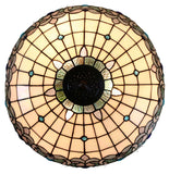 Huge 20" Ocean Blue Art Nouveau Leadlight Tiffany  Pendant Light