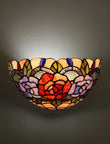 Rose  Style Tiffany Wall Sconce