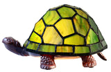 Green Turtle Tiffany Leadlight Art Deco Stained Glass Accent Lamp