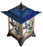 Dragonfly Style Tiffany Stained Glass Night Lamp