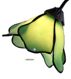 Double Lamp shade Flower  Water Lily Style Tiffany Table Lamp*Green