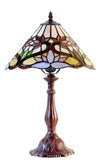 Amazing 12"  Water Lily Style Tiffany Bedside Lamp