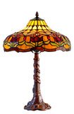 14" Colonial Tulip Style Tiffany Table Lamp