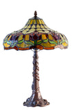 14" Colonial Tulip Style Tiffany Table Lamp