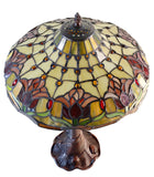 14" Colonial Tulip Style Tiffany Table Lamp