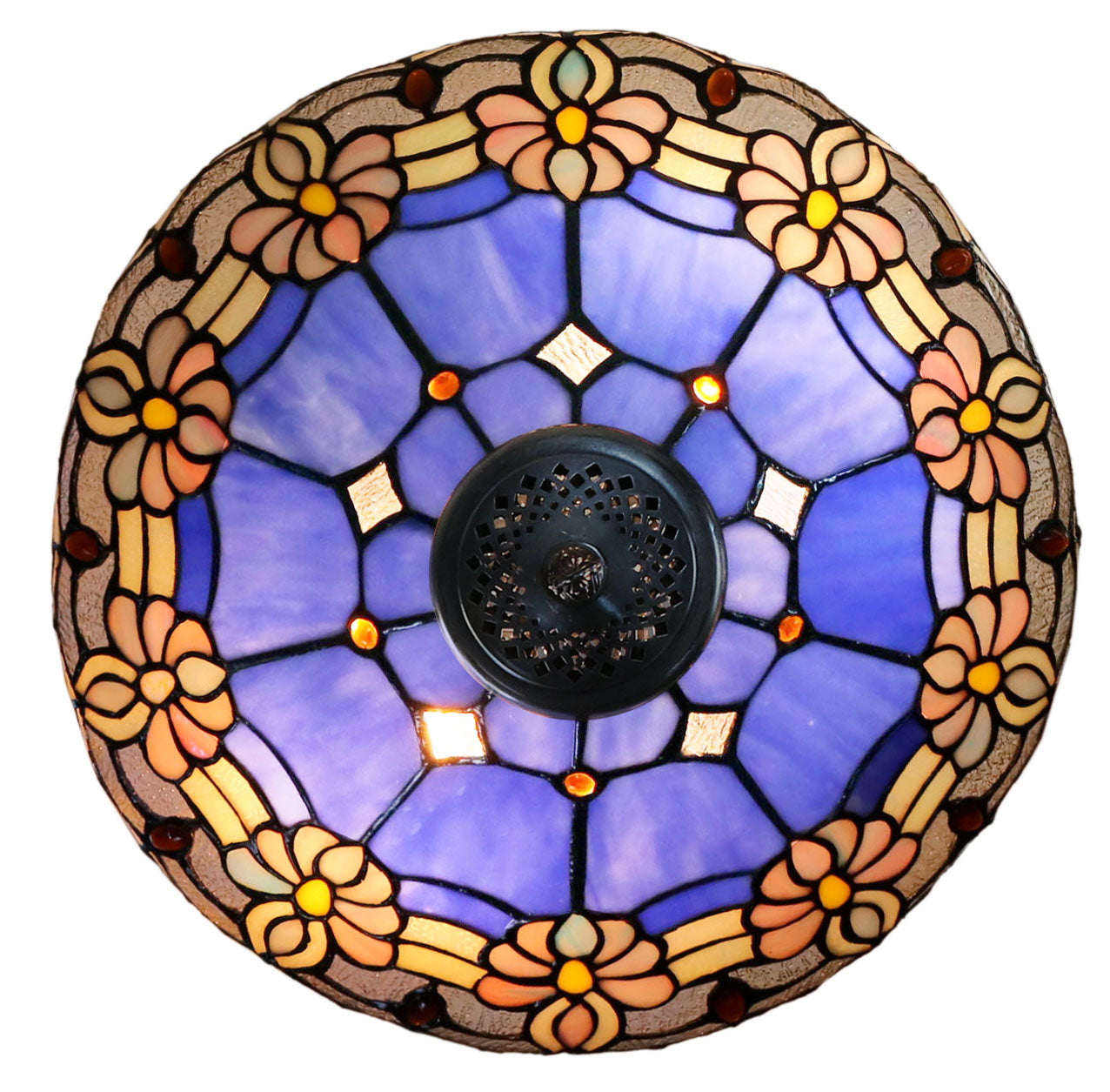 Large 16" Waratah Style Tiffany Table Lamp