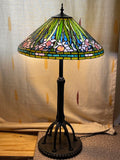Gorgeous Huge 20" Legend Collection Daffodil Flower Tiffany Table Lamp