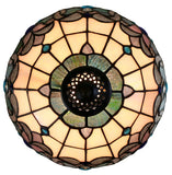 12 " Ocean Blue Art Nouveau Leadlight Tiffany Pendant Light