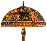 Limited Edition 20" Rose Dahlia Garden Tiffany Floor Lamp
