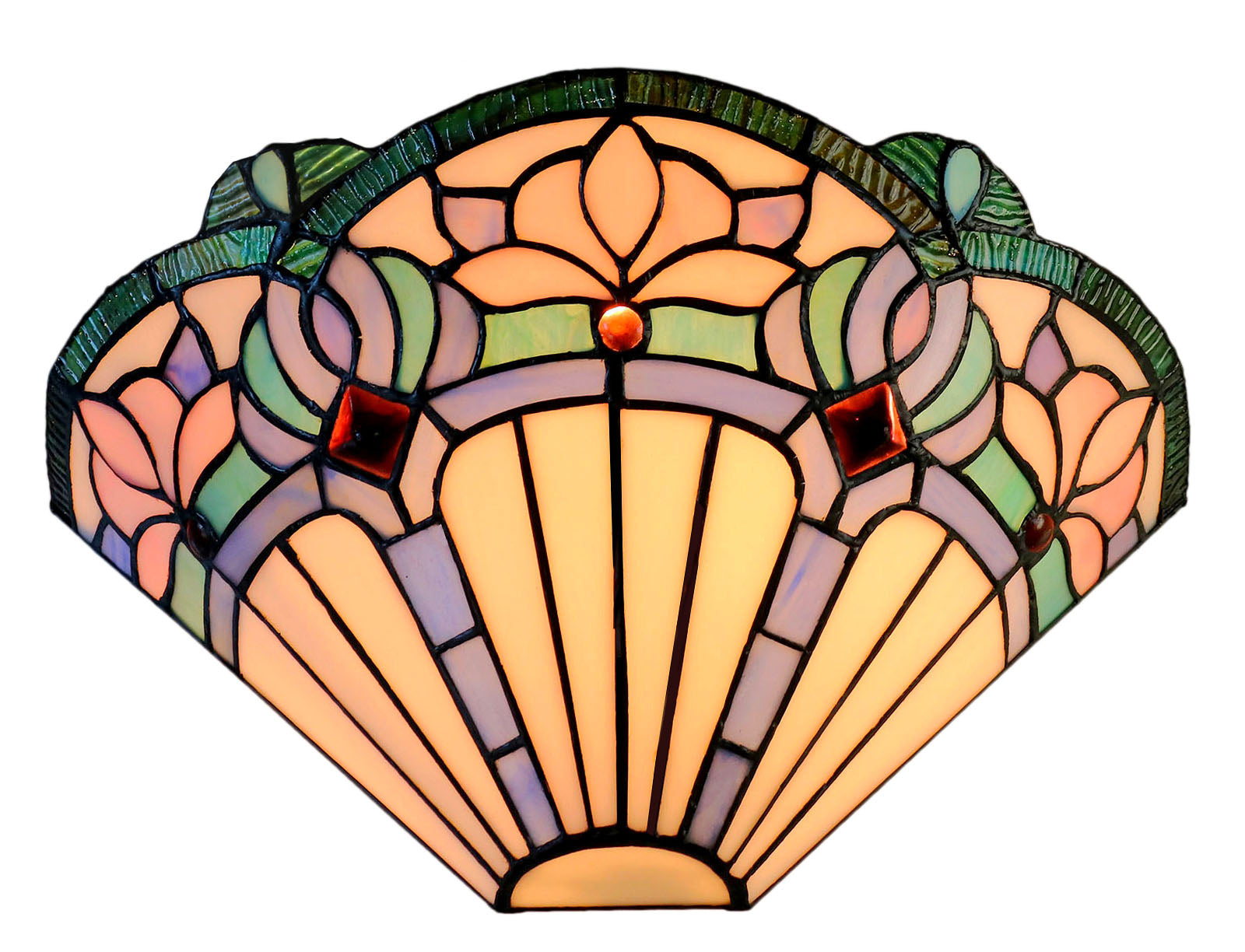 Amazing Water Lily Style Tiffany Wall Sconce