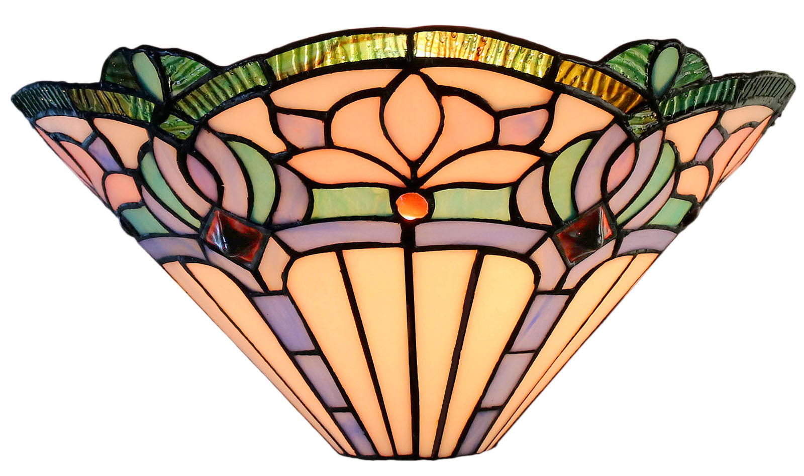 Amazing Water Lily Style Tiffany Wall Sconce