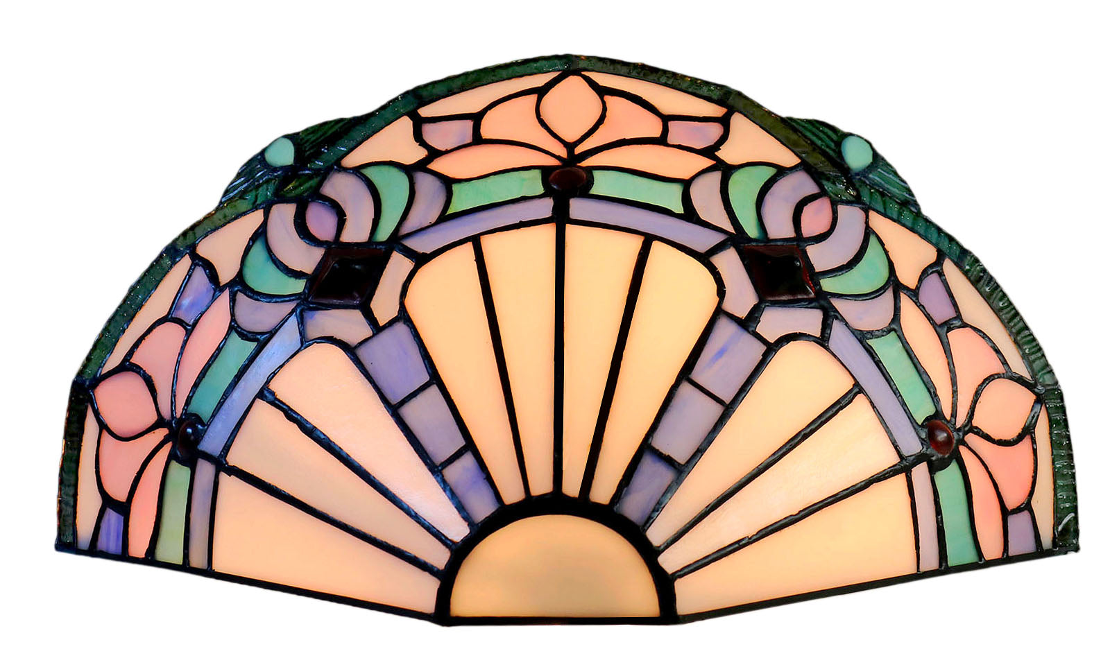 Amazing Water Lily Style Tiffany Wall Sconce