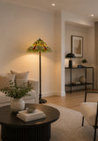 Gorgeous Huge Joanne Tiffany 20" Dragonfly Tiffany Floor Lamp