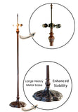 Gorgeous Huge Joanne Tiffany 20" Dragonfly Tiffany Floor Lamp
