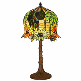 Limited Edition@Museum Quality Sunflower Tiffany Stained Glass Table Lamp