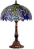 Large 16" Blue Wisteria Tiffany Table Lamp @ Limited Stock only