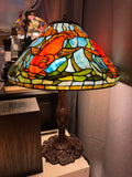 Rare 18" inch Tiffany reproduction  Koi Table Lamp